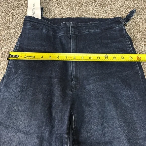 MOTHER Women's The Zipper Cinch Greaser High Waist Crop Wide Leg Jeans S… - Picture 6 of 13